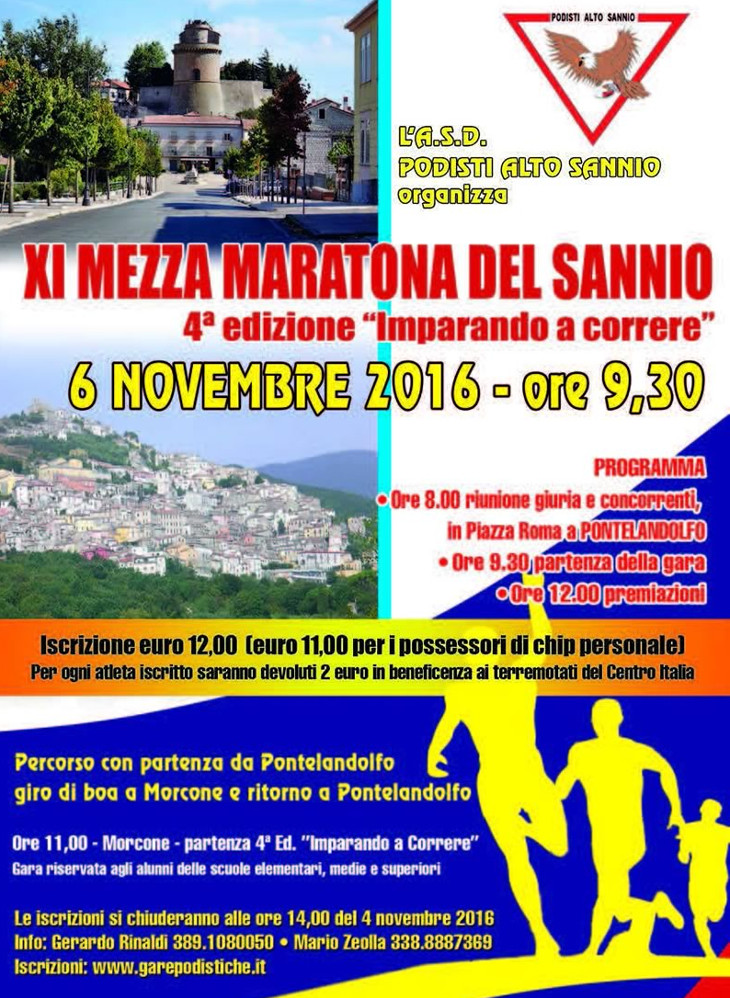 Pontelandolfo Mezza Maratona 2016