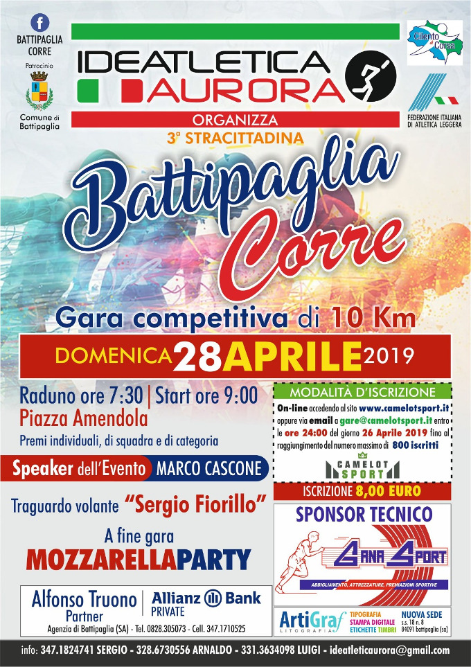Battipaglia Corre 2019 gara podistica