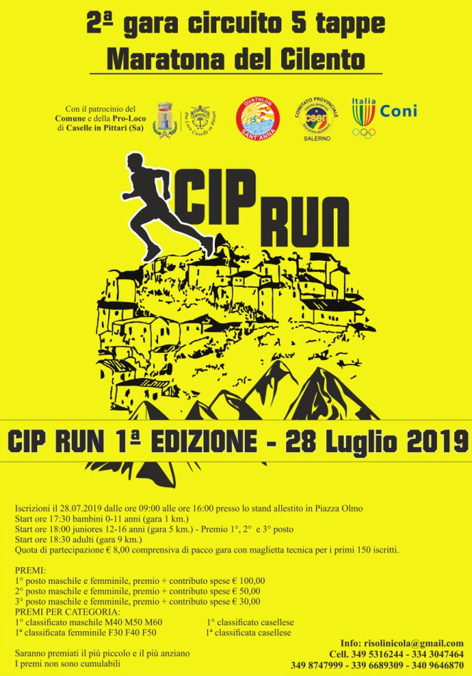 Cip Run 2019 gara Caselle in Pittari