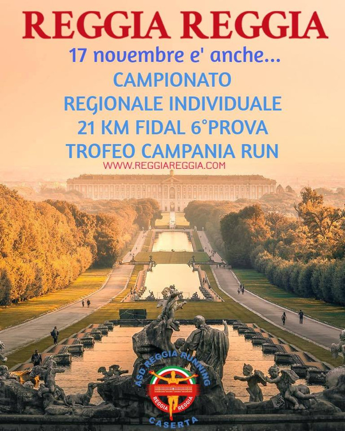 Caserta Reggia Reggia 2019 mezza maratona