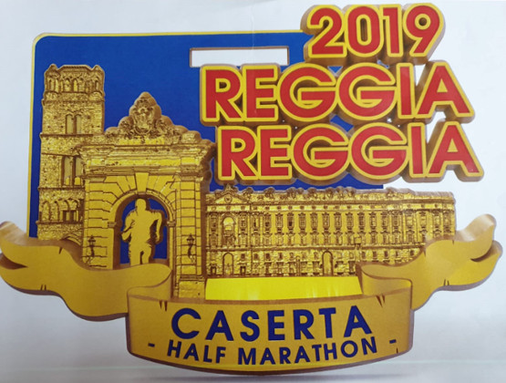 Medaglia Reggia Reggia 2019 Caserta mezzamaratona