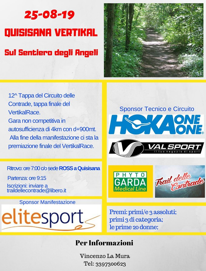 Quisisana Vertikal 2019 trail di castellammare