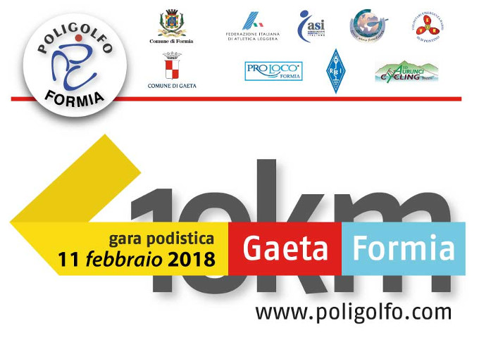 Formia GAETA gara podistica 2018