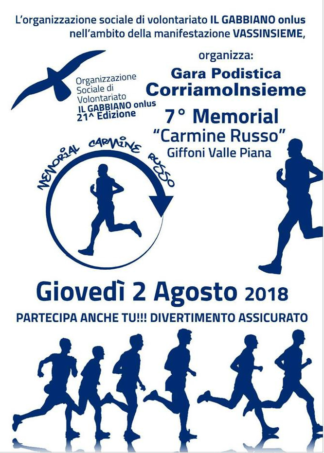 Giffoni Valle Piana Corriamo insieme 2018