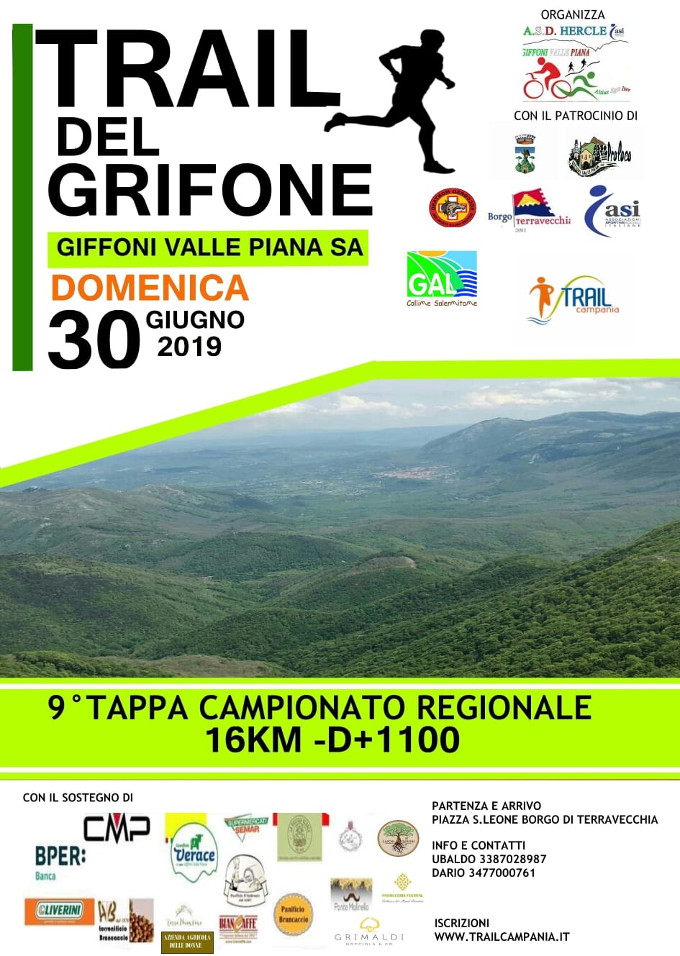 Trail del Grifone 2019 Giffoni valle piana