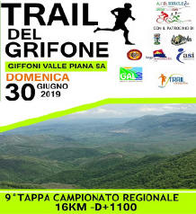 Trail del Grifone 2019 trail di Giffoni valle piana