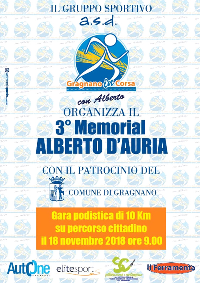 Memorial Alberto D'Auria 2018 Gragnano