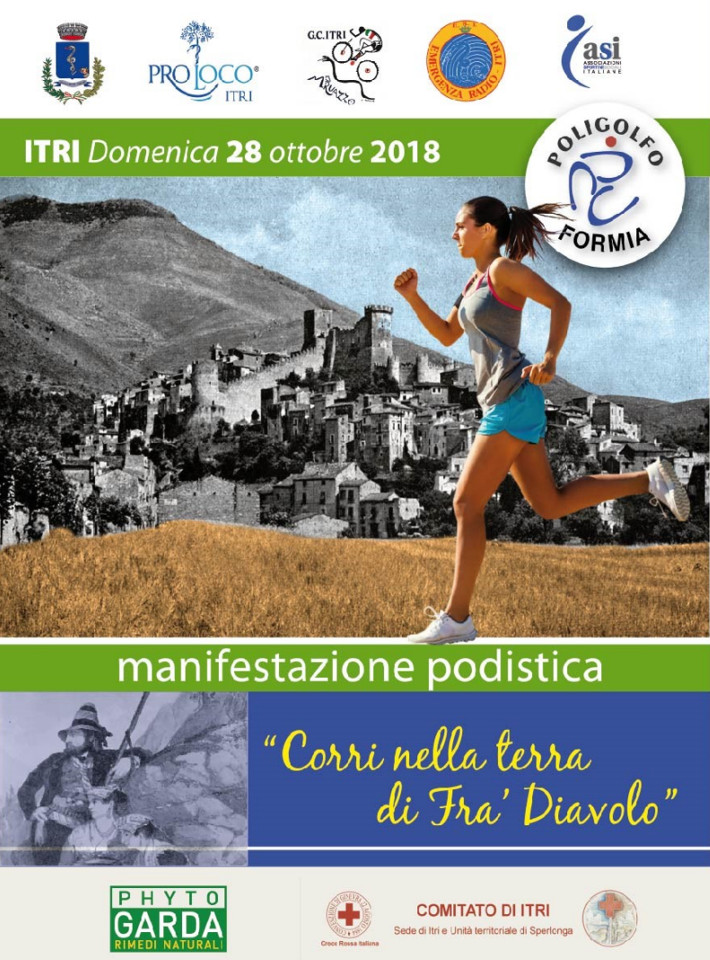 Corri nella Terra di Fra Diavolo 2018 gara podistica di ITRI