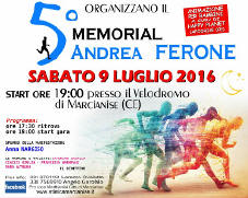 Marcianise velodromo Memorial Ferone anno 2016