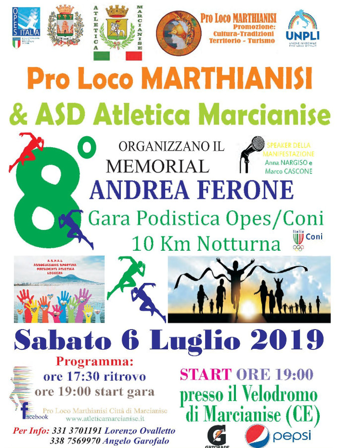 Memorial Ferone 2019 Velodromo Marcianise