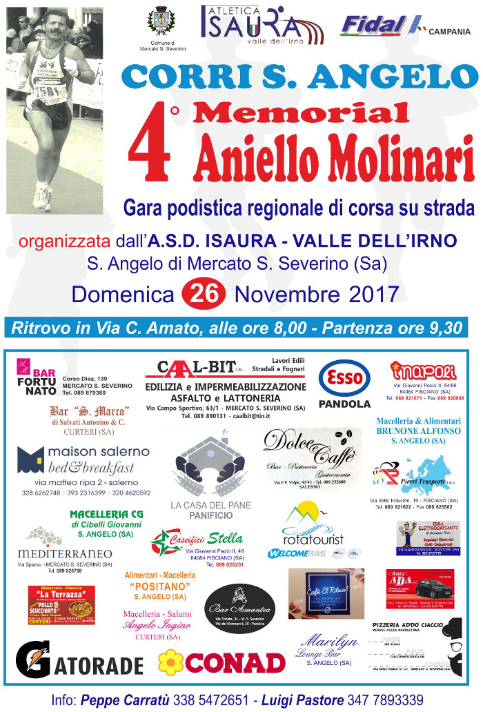Mercato San Severino Corri Sant'Angelo 2017
