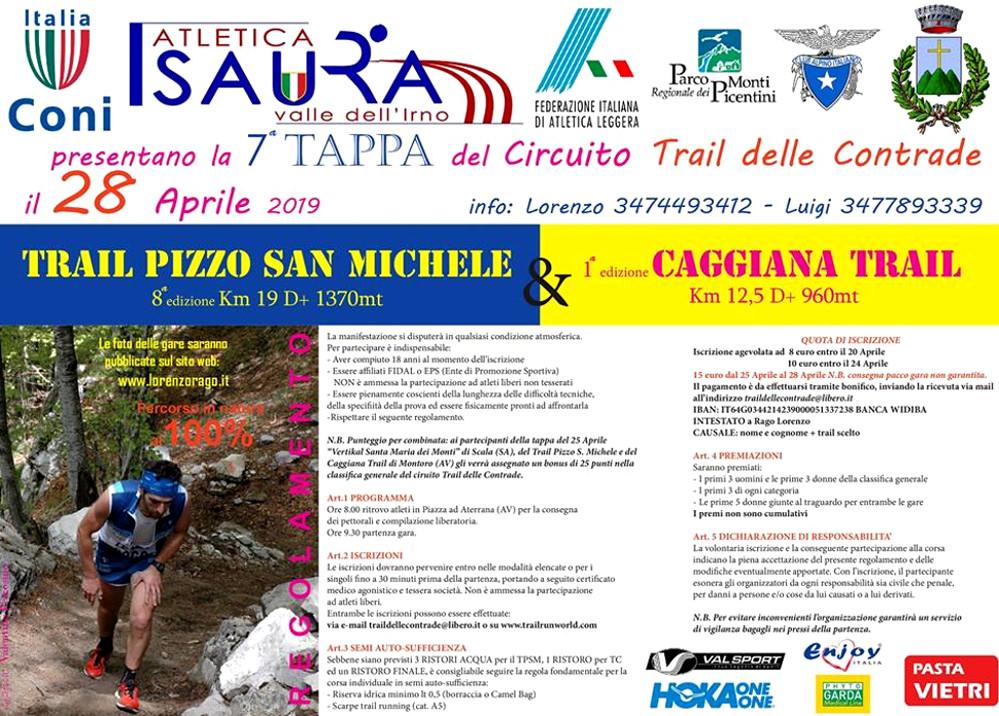 Pizzo San Michele Trail Caggiana Trail 2019 Montoro