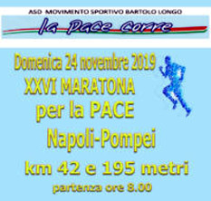 Corsa per la pace Napoli-Pompei gara podistica