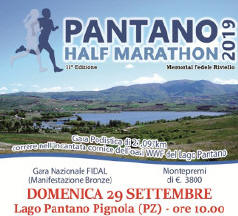 Pantano half marathon 2019 gara podistica