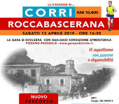 Corri Roccabascerana 2019 gara podistica