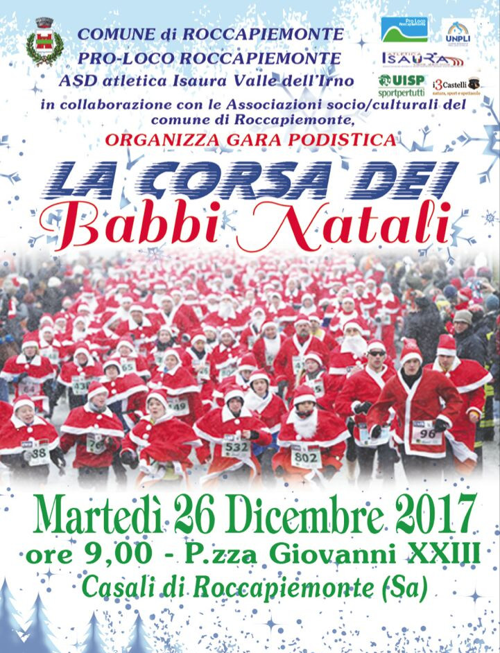 Casali di Roccapiemonte Corsa dei Babbi natali 2017