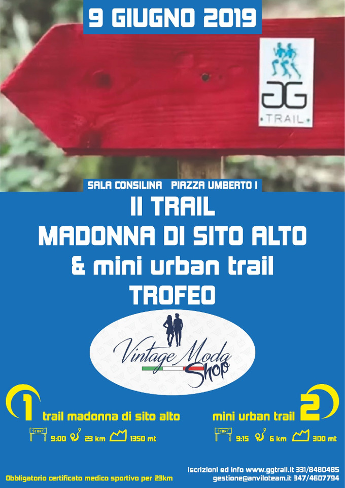 Trail Madonna di Sito Alto 2019 Sala Consilina