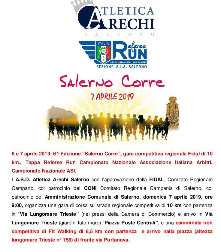 Salerno Corre 2018 gara podistica