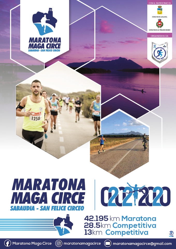 Maratona Maga Circe 2020 SanFelice Circeo Sabaudia