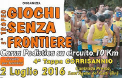 Presta Sant'Agata Goti gara podistica 2016