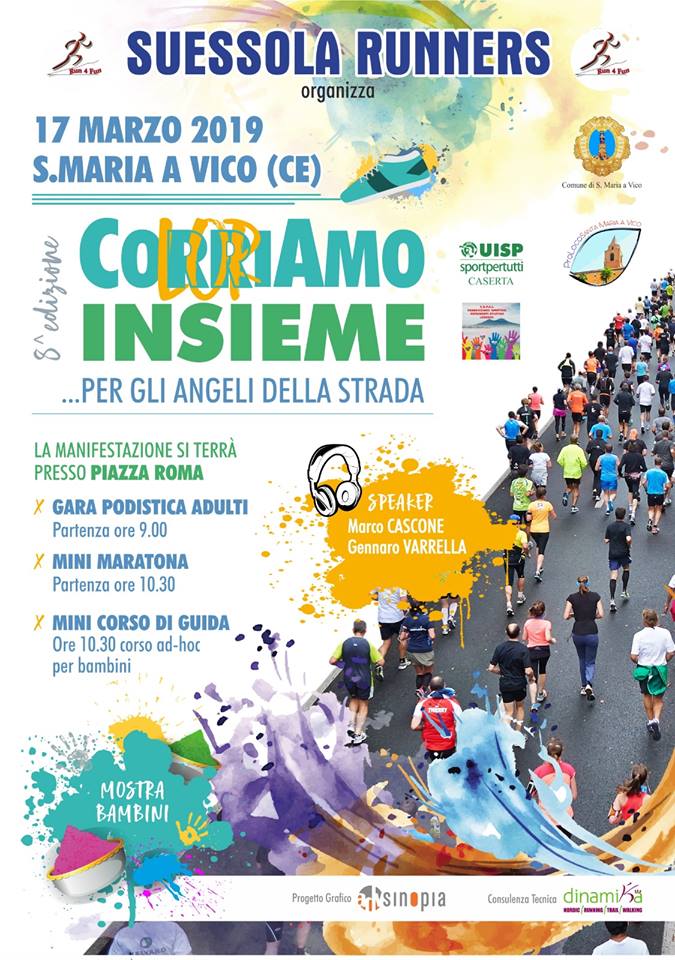 CorriAmo insieme contro diabete anno 2019 Santa Maria a Vico