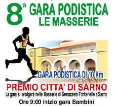 Corri per le Masserie 2019 gara podistica di Sarno
