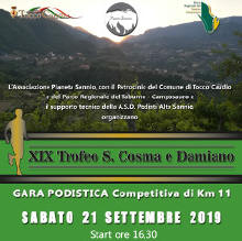 Trofeo San Cosma e Damiano 2019 gara_podistica di Tocco Caudio