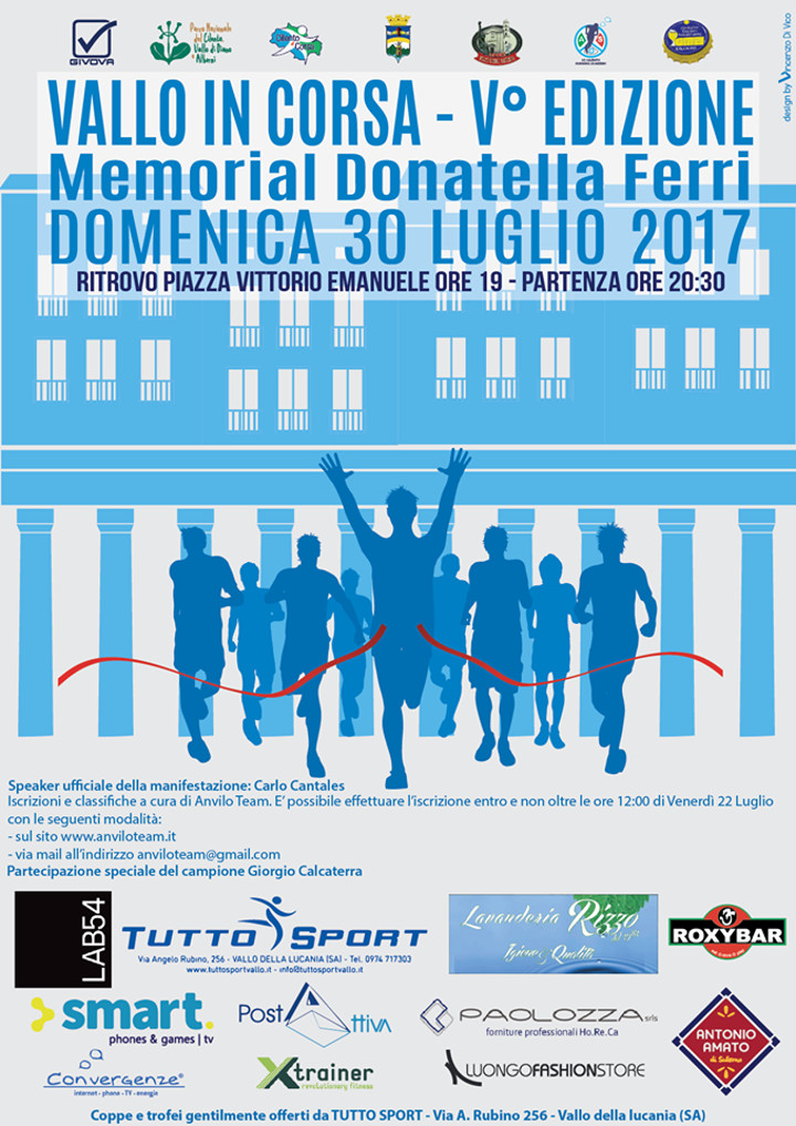 Vallo della Lucania gara podistica 2017