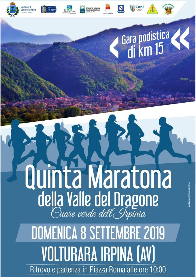 Maratona della Valle del Dragone 2019 gara Volturara Irpina
